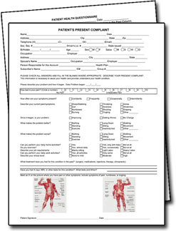 New Chiropractic Patient Forms